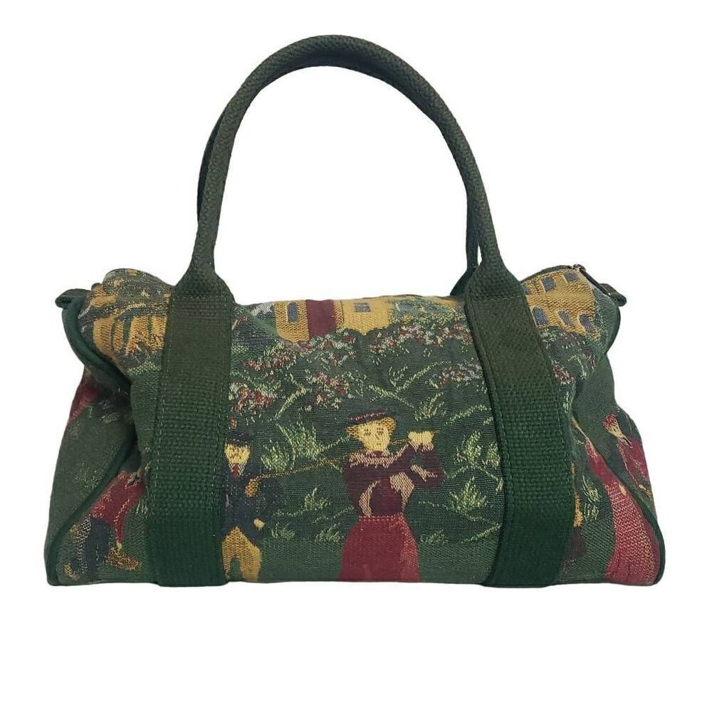 Vintage Golf-themed tapestry duffle or tote bag by Katy Texas